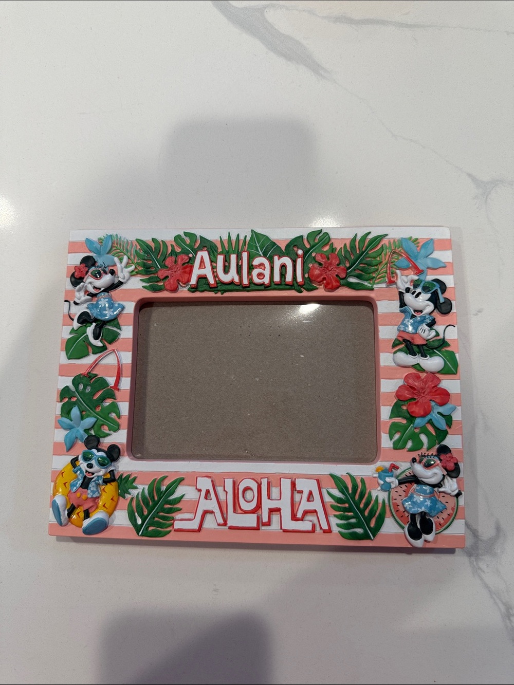 Aloha Pink Decorative Photo Frame 4x6 photo